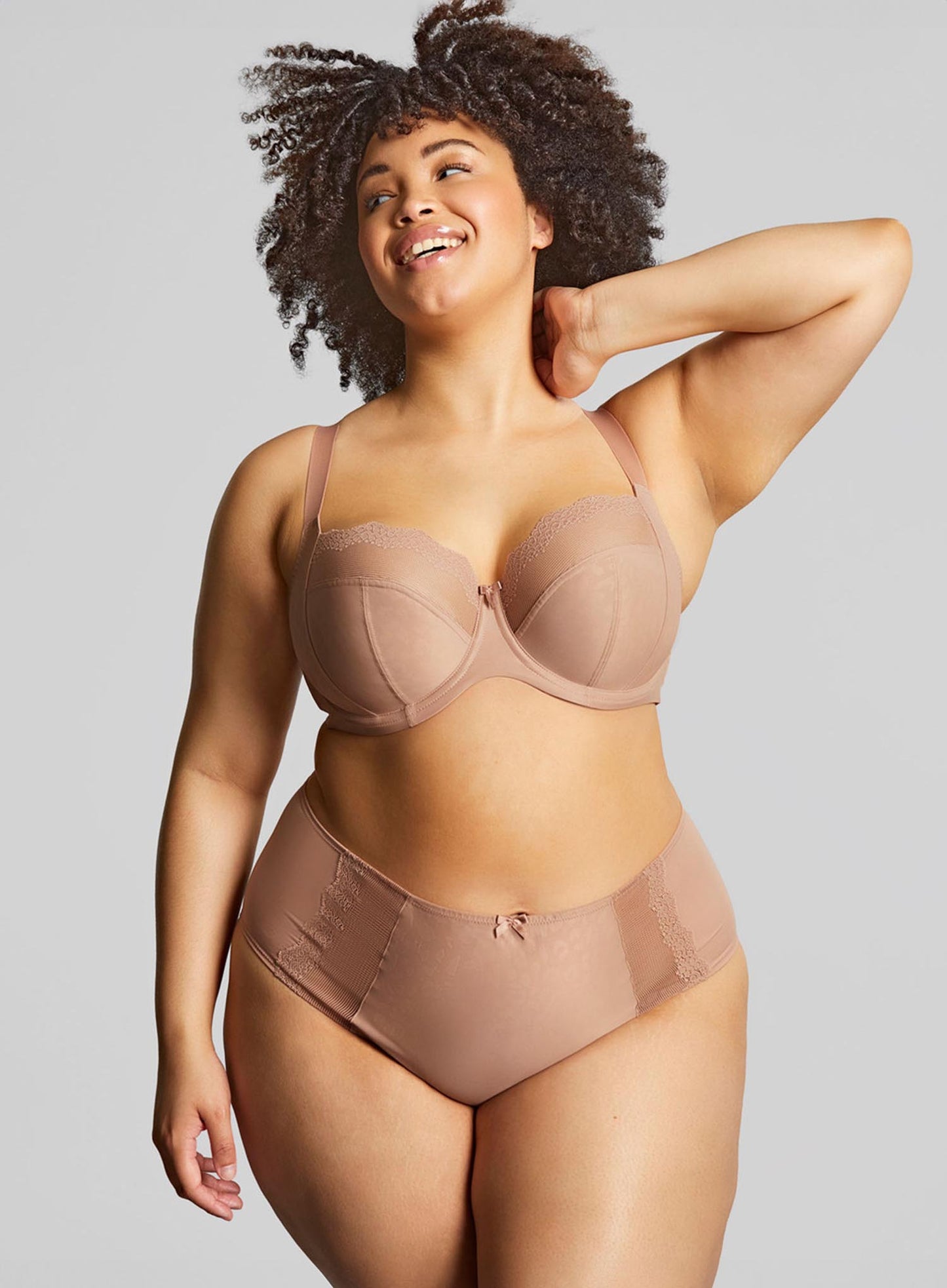 Sculptresse: Esme Balconette Bra Mocha Animal