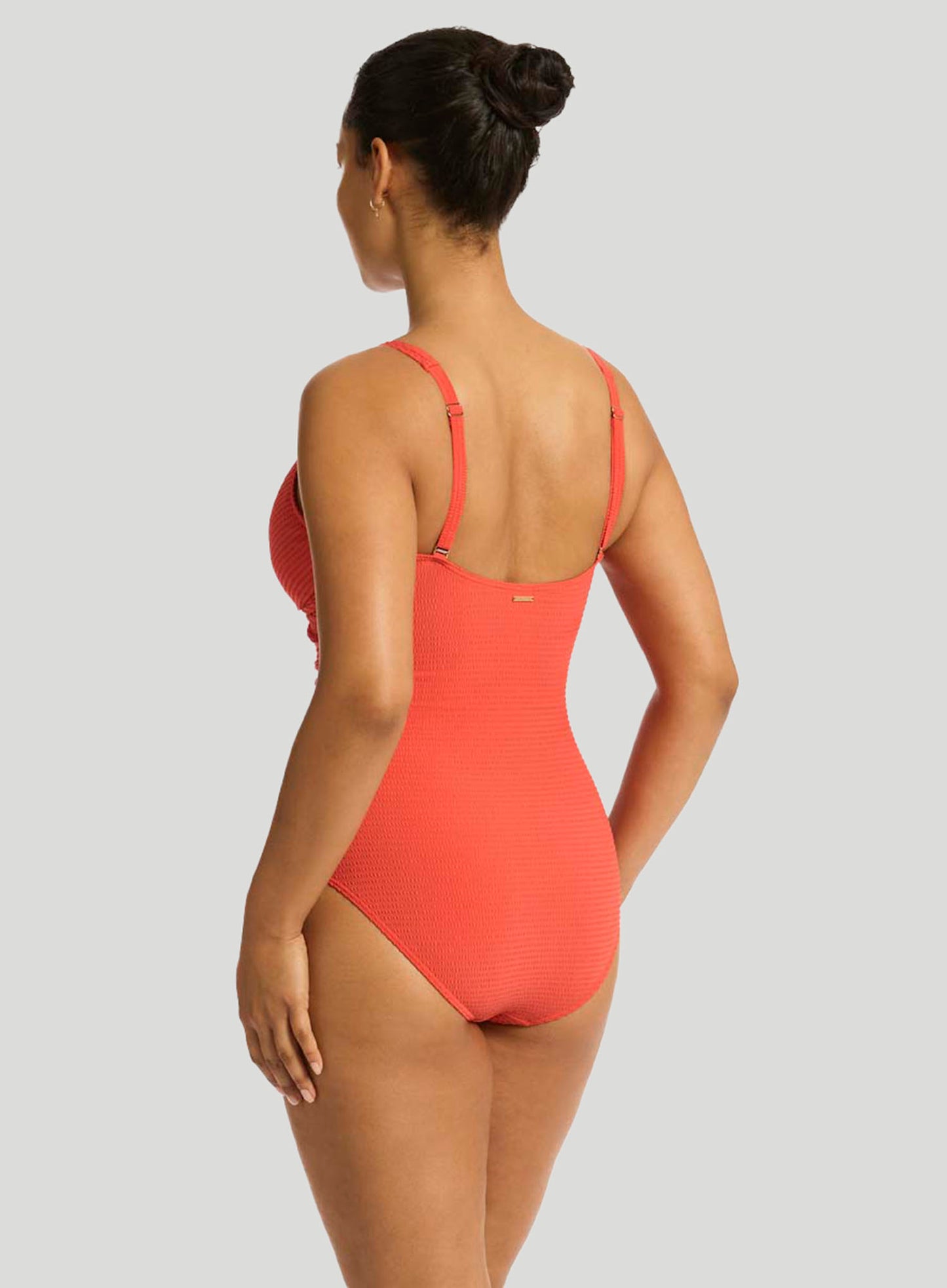 Sea Level: Messina Cross Front Multifit One Piece Flame