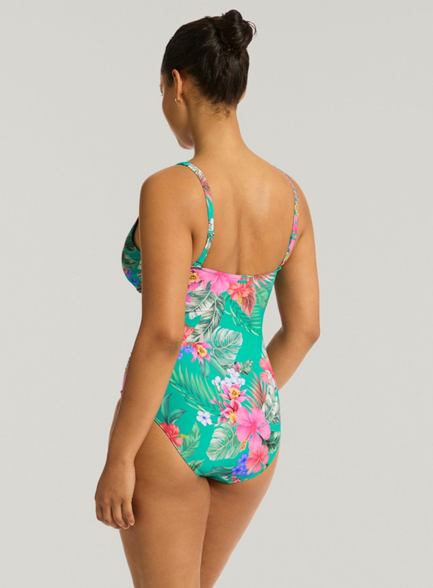 Sea Level: Pacifico Cross Front Multifit One Piece Evergreen