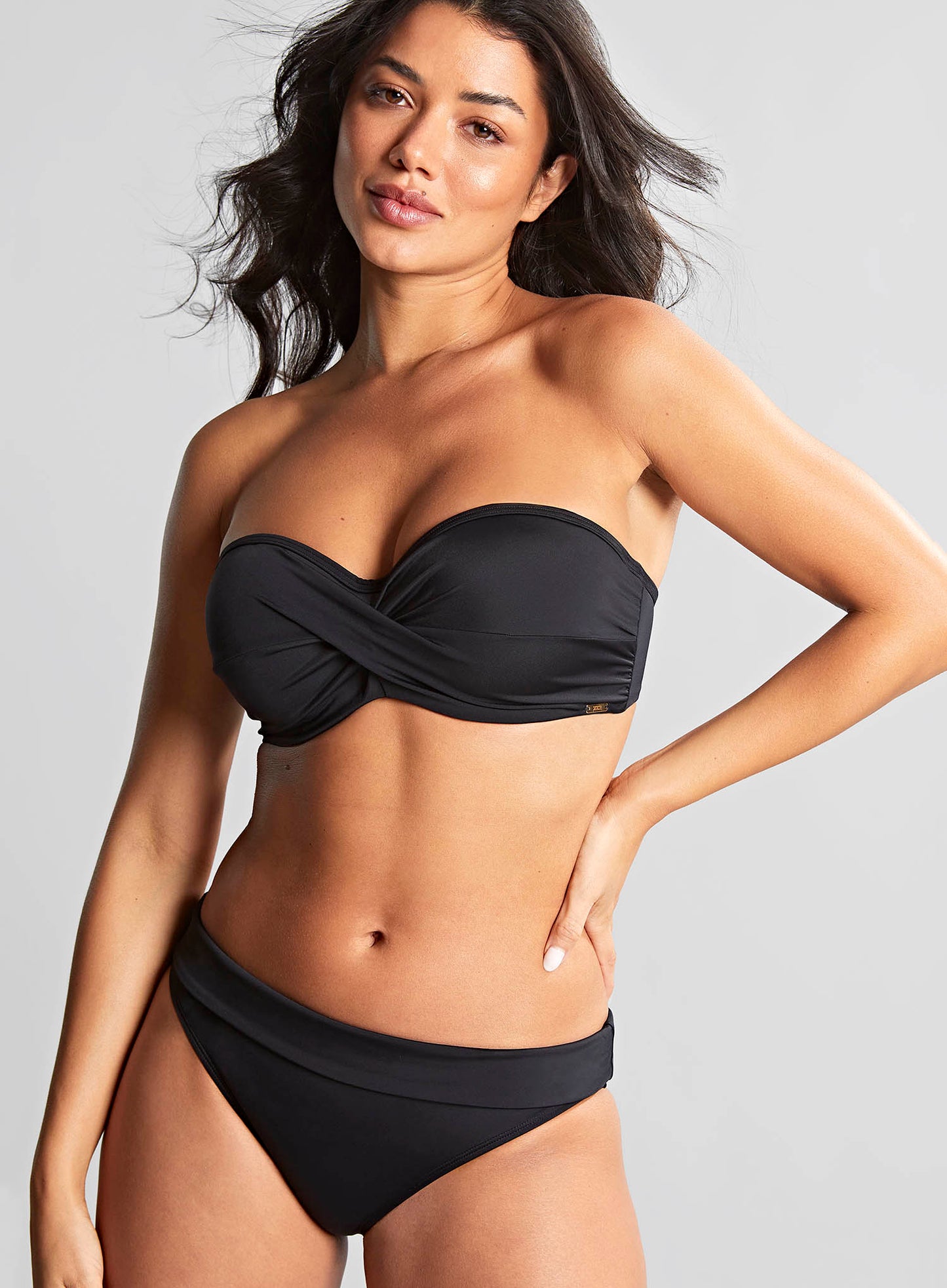 Panache Swimwear: Anya Riva Fold Pant Black