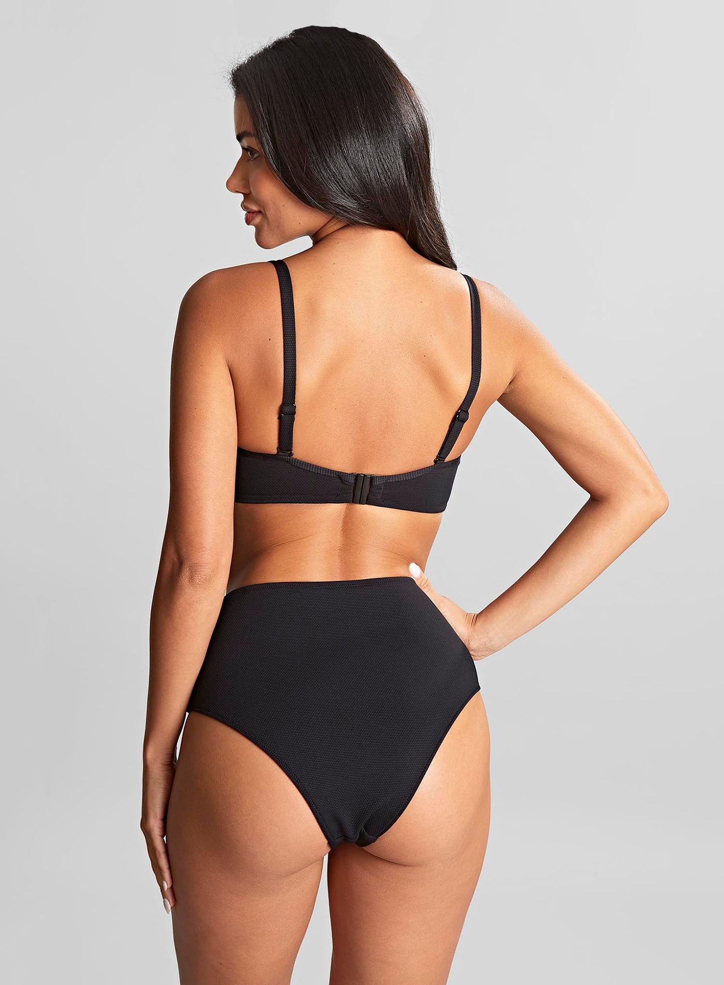 Panache Swimwear: Spirit High Waist Brazilian Bikini Brief Black