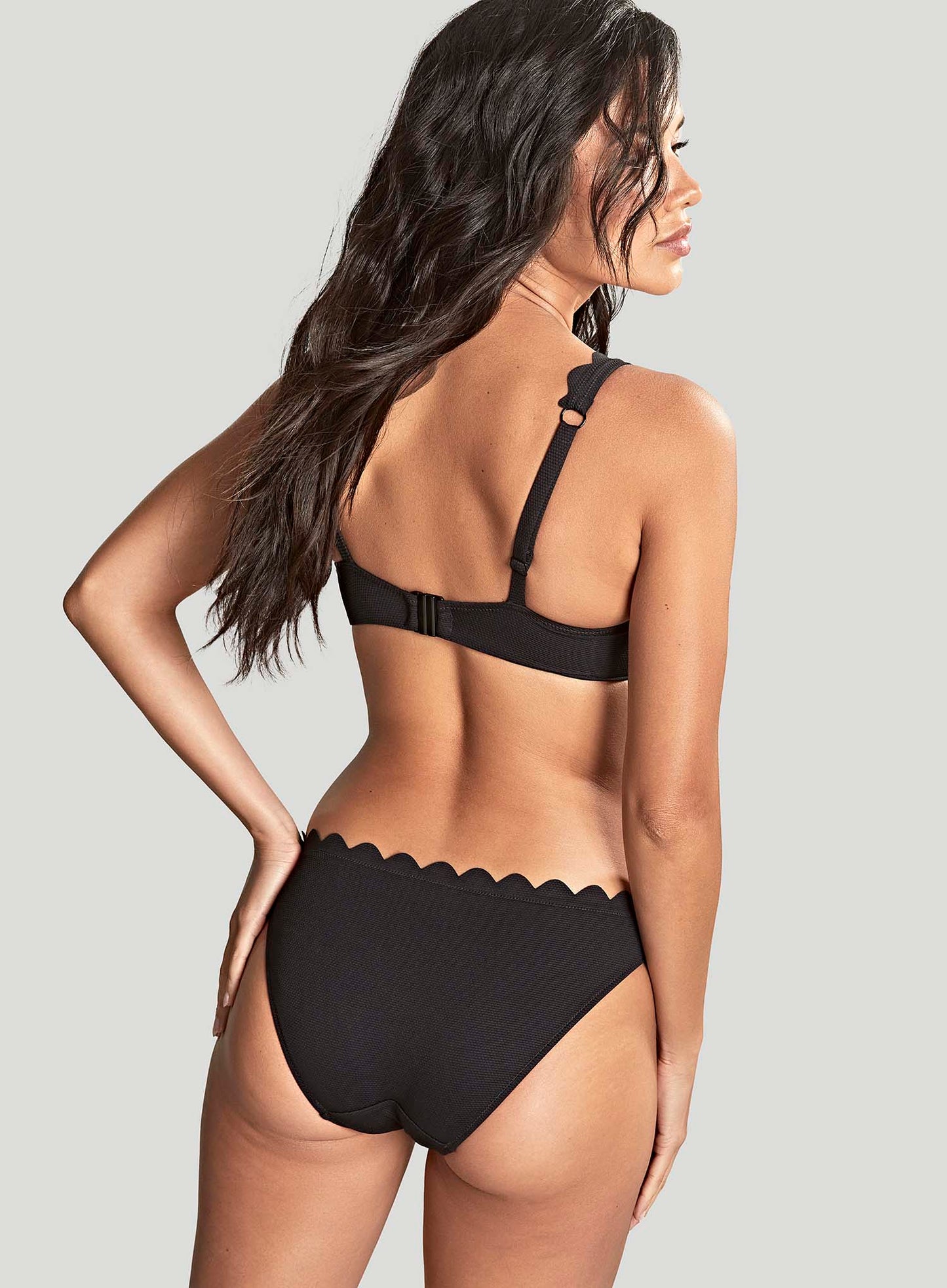 Panache Swimwear: Spirit Plunge Bikini Top Black