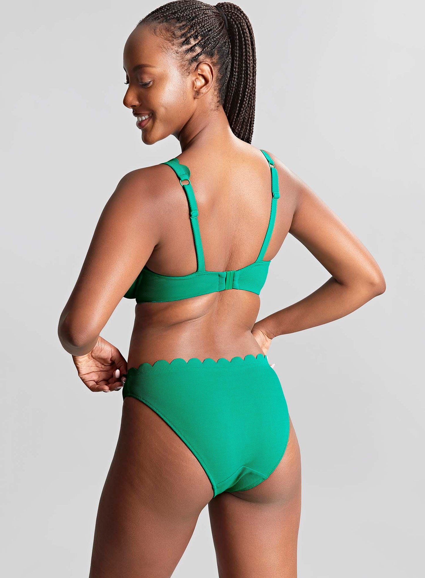 Panache Swimwear: Spirit Plunge Bikini Top Verde