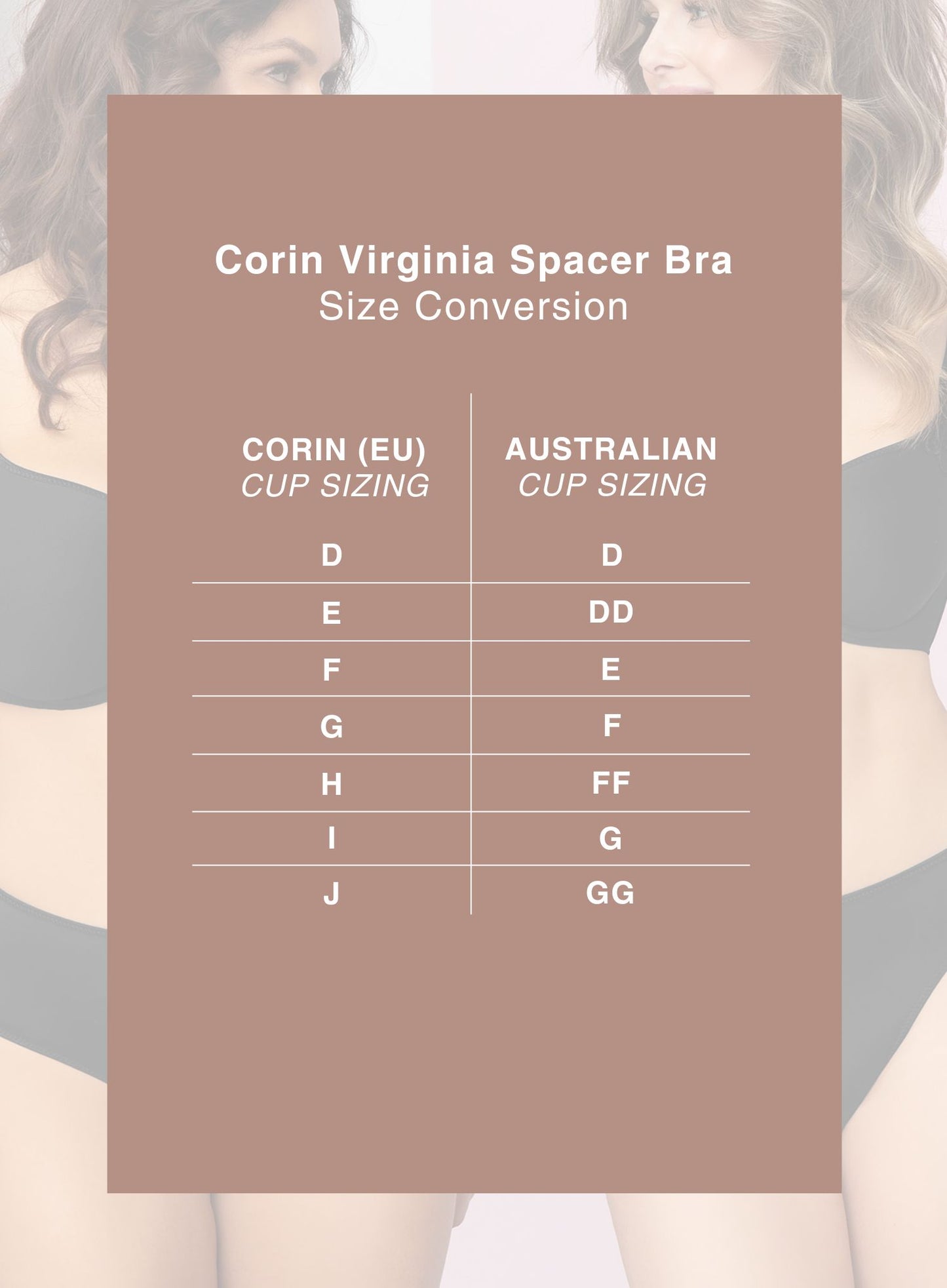 Corin: Virginia Spacer Bra Blush Pink