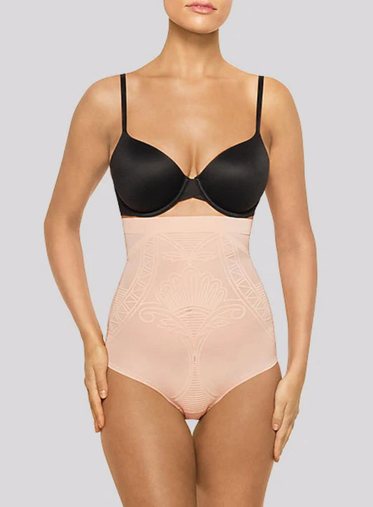 Nancy Ganz: Enchante High Waist Brief Blush