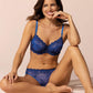 Wacoal: Embrace Lace Bikini Brief Bellwether Blue