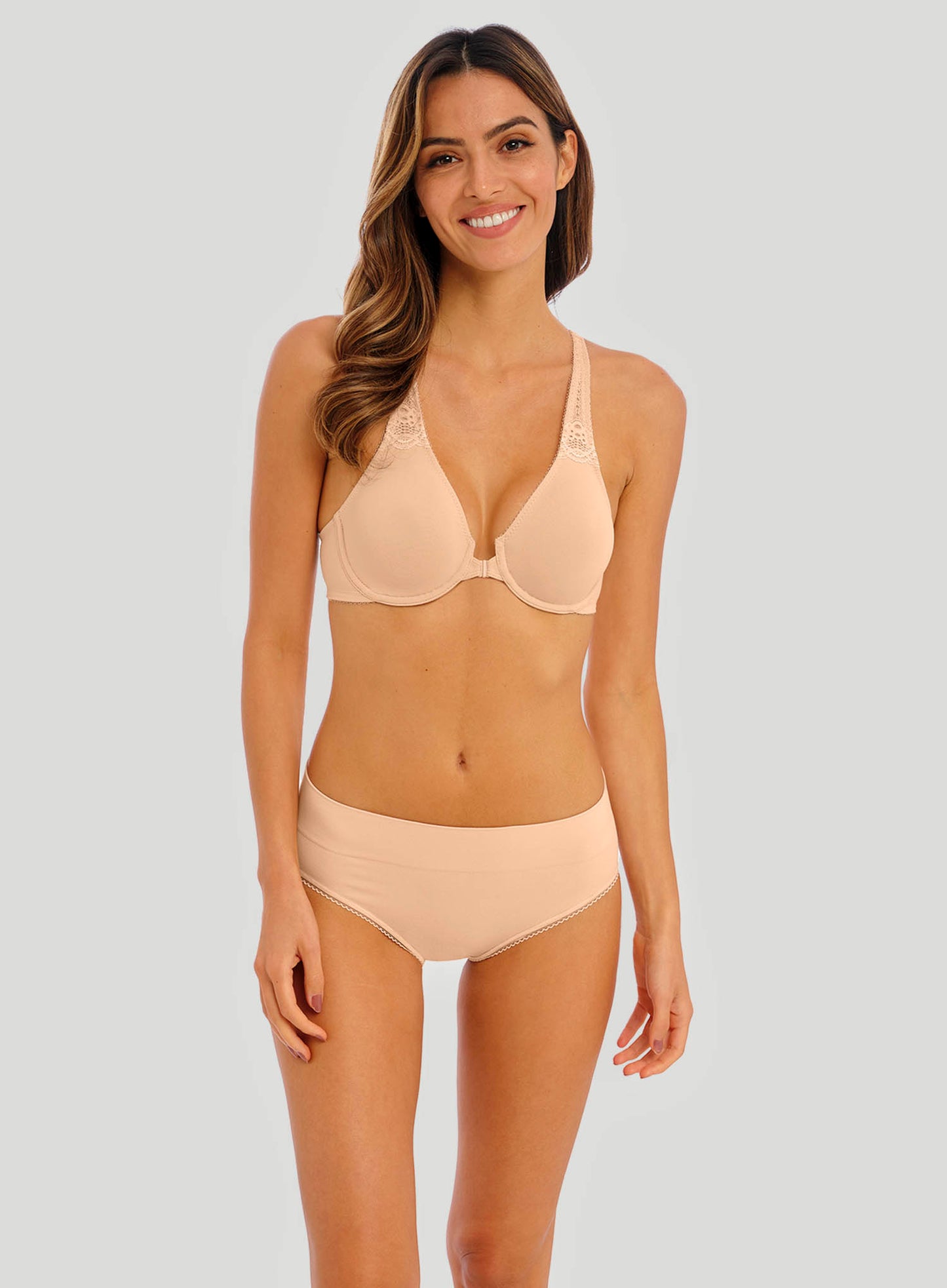 Wacoal: Soft Embrace Front Opening Bra Sand