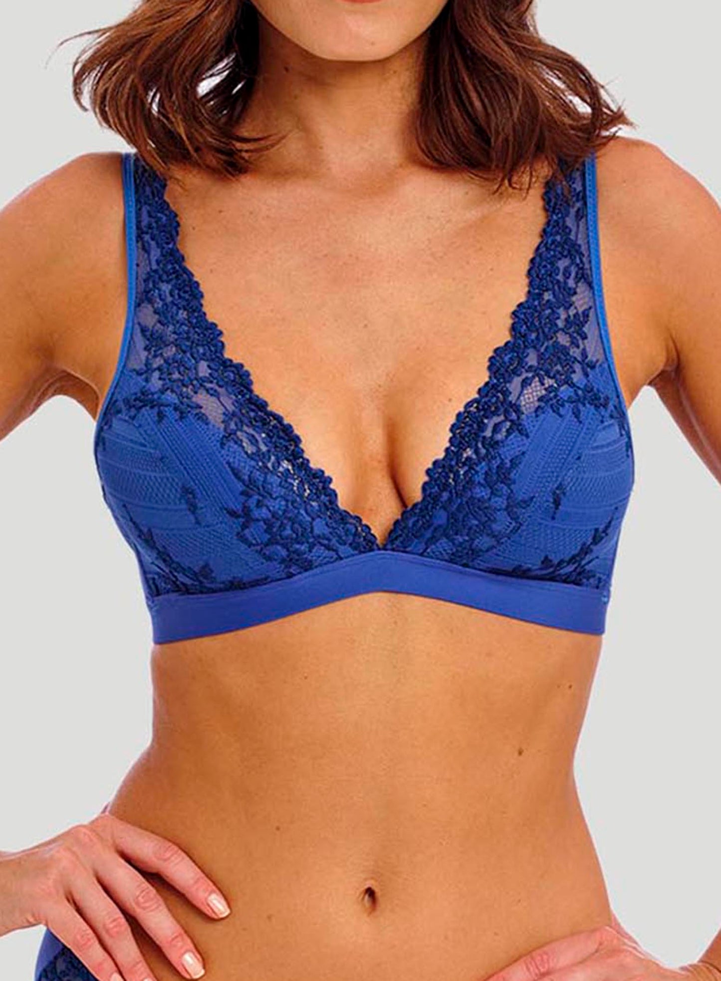 Wacoal: Embrace Lace Soft Cup Bra Bellwether Blue