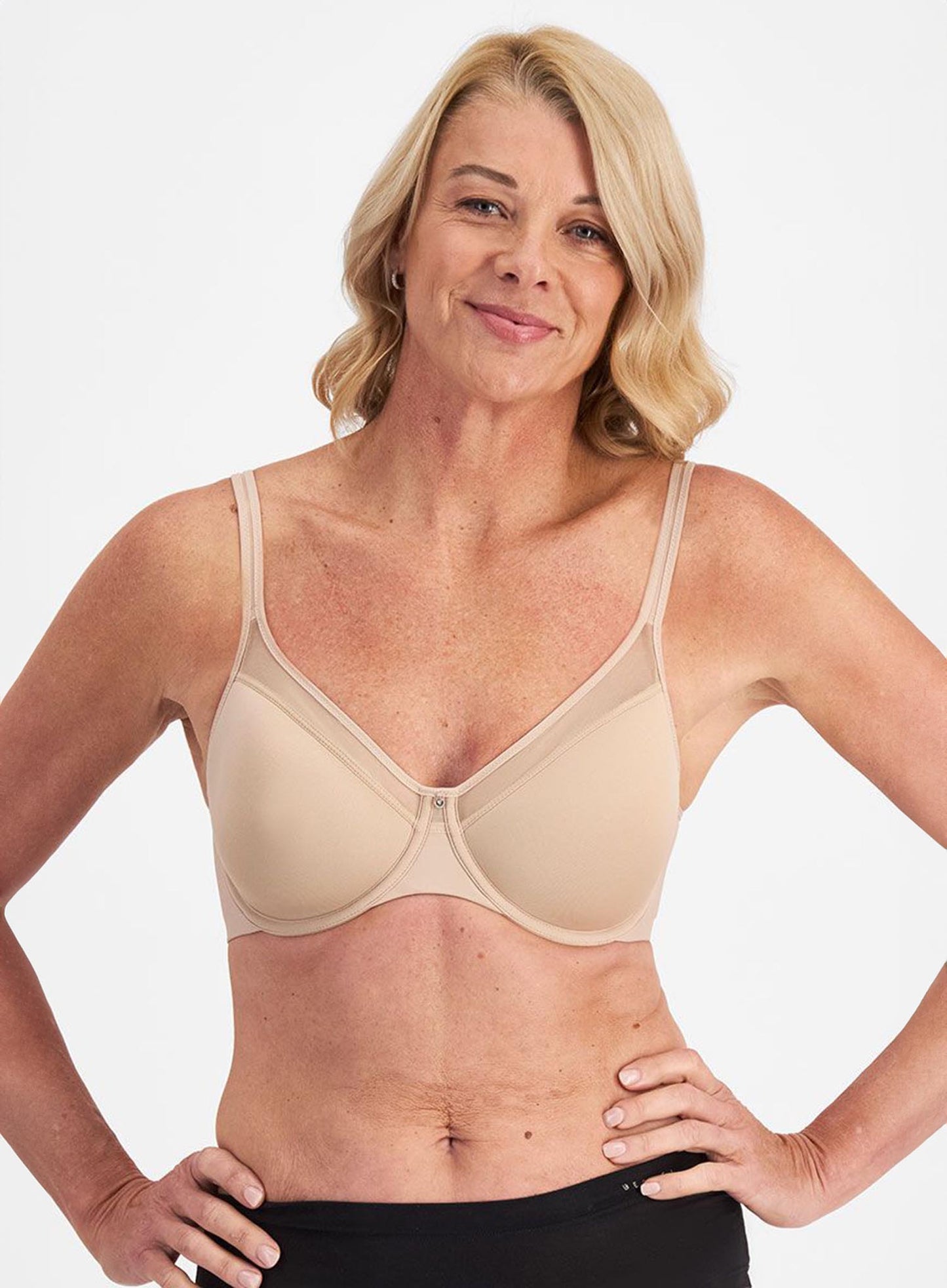 Playtex: Ultra Light Elegance Underwired Bra Nude