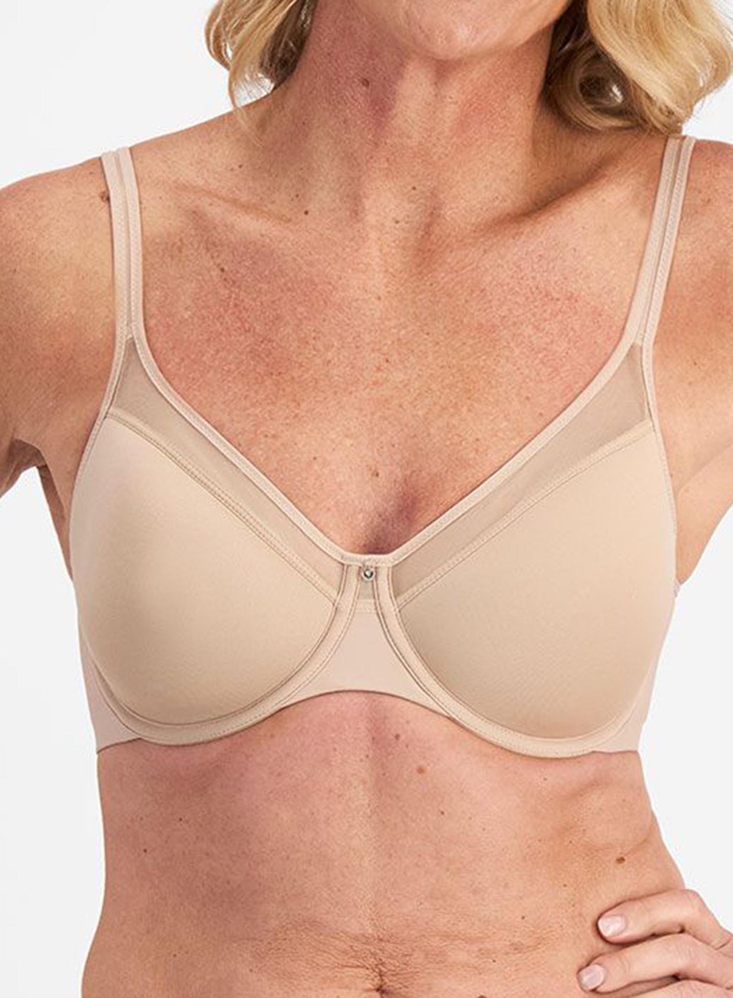 Playtex: Ultra Light Elegance Underwired Bra Nude