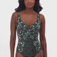 Miraclesuit Swimwear: Bijoux Escape Underwired Shaping One Piece Black Multi