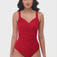 Miraclesuit Swimwear: Sanibel DD Cup Underwired Shaping One Piece Cayenne