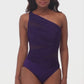 Miraclesuit Swimwear: Network Jena One Shoulder Shaping One Piece Mulberry