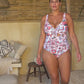 Artesands: Loquacious Cezanne Underwire One Piece White Print