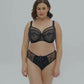 Samanta Lingerie: Harriet Full Cup Side Support Bra Navy Blue