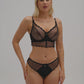 Samanta Lingerie: Melania Soft High Apex Bra Black