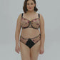 Samanta Lingerie: Ramona Midi Brief Black Pink