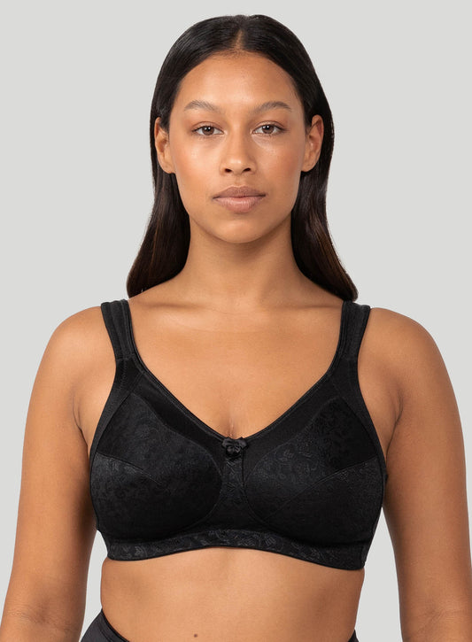 Kayser Women's Total Comfort Wire Free Bra - Black - Size 10B